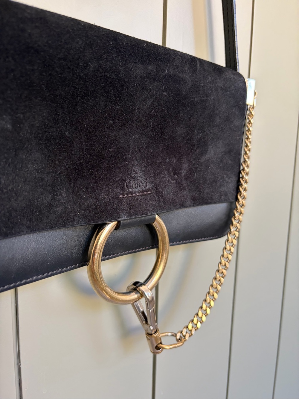 Chloe Faye Small Leather Crossbody - Picture 11 of 12
